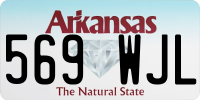 AR license plate 569WJL