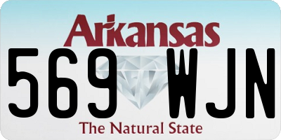 AR license plate 569WJN