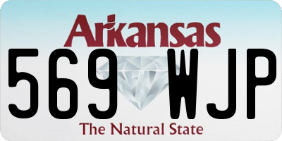 AR license plate 569WJP