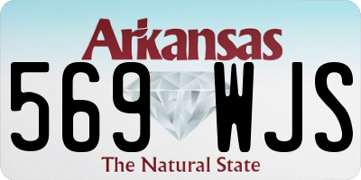 AR license plate 569WJS