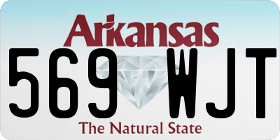AR license plate 569WJT