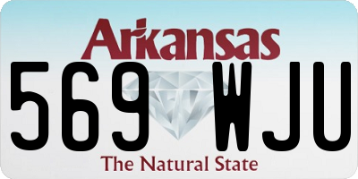 AR license plate 569WJU