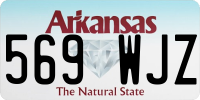 AR license plate 569WJZ