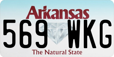 AR license plate 569WKG