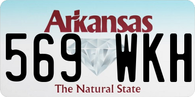 AR license plate 569WKH