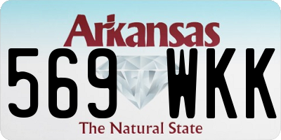 AR license plate 569WKK