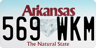 AR license plate 569WKM