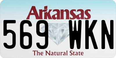 AR license plate 569WKN