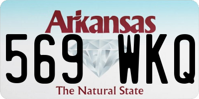 AR license plate 569WKQ
