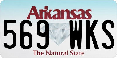 AR license plate 569WKS