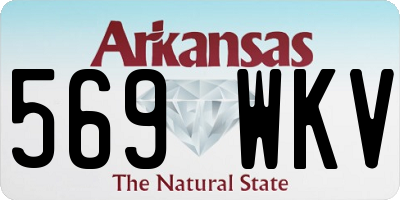 AR license plate 569WKV
