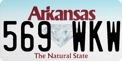 AR license plate 569WKW