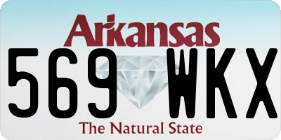 AR license plate 569WKX