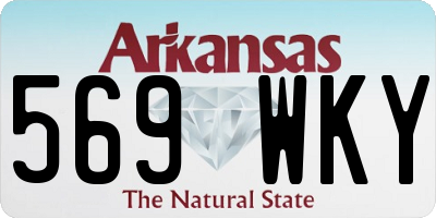 AR license plate 569WKY