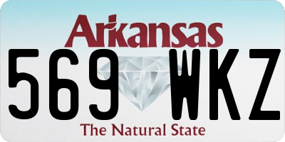 AR license plate 569WKZ