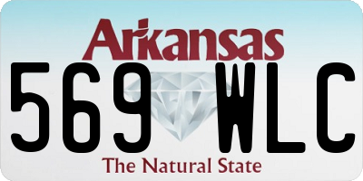 AR license plate 569WLC