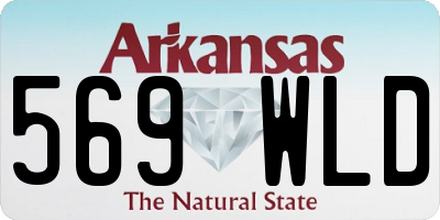AR license plate 569WLD
