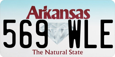 AR license plate 569WLE
