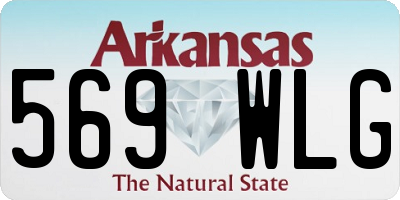 AR license plate 569WLG