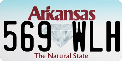 AR license plate 569WLH