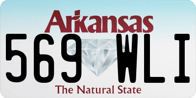 AR license plate 569WLI