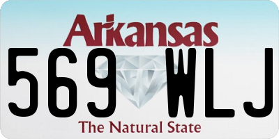 AR license plate 569WLJ