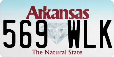 AR license plate 569WLK