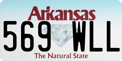 AR license plate 569WLL