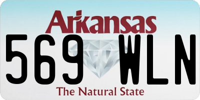 AR license plate 569WLN