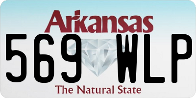AR license plate 569WLP