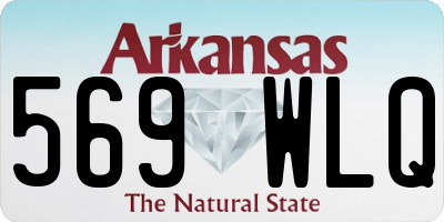 AR license plate 569WLQ