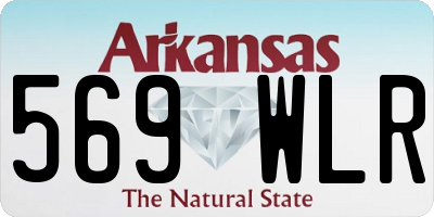 AR license plate 569WLR