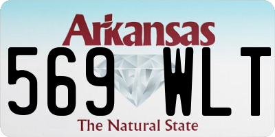 AR license plate 569WLT
