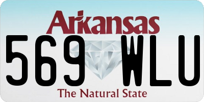 AR license plate 569WLU