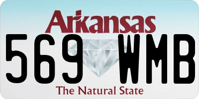 AR license plate 569WMB