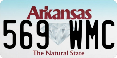 AR license plate 569WMC