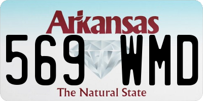 AR license plate 569WMD
