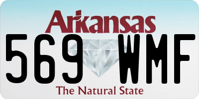 AR license plate 569WMF