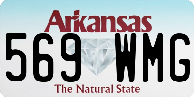AR license plate 569WMG