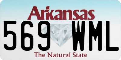 AR license plate 569WML