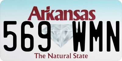 AR license plate 569WMN