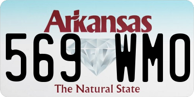 AR license plate 569WMO
