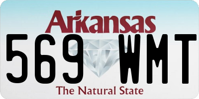 AR license plate 569WMT