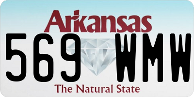 AR license plate 569WMW