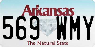 AR license plate 569WMY