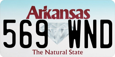 AR license plate 569WND