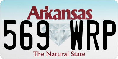 AR license plate 569WRP