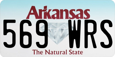 AR license plate 569WRS