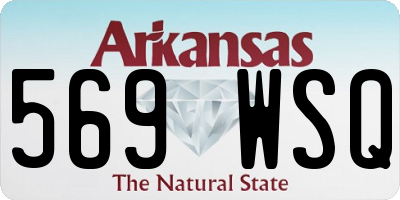 AR license plate 569WSQ