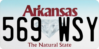 AR license plate 569WSY